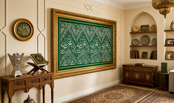 Authentic green kiswah from the rauza e rasoolﷺ